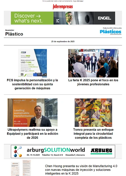 Newsletter Plástico