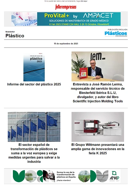 Newsletter Plástico