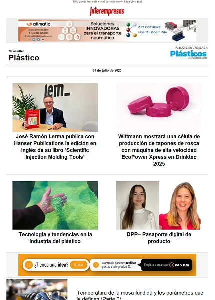 Newsletter Plástico