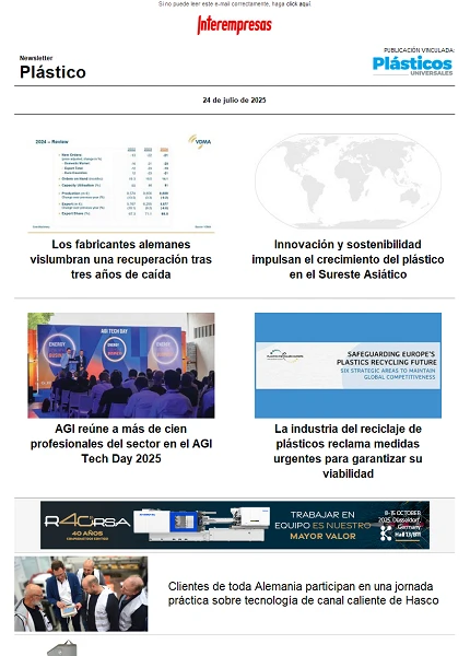 Newsletter Plástico