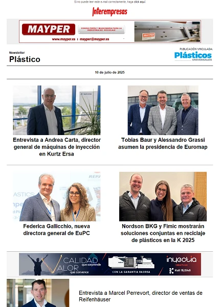 Newsletter Plástico