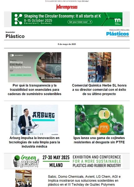 Newsletter Plástico