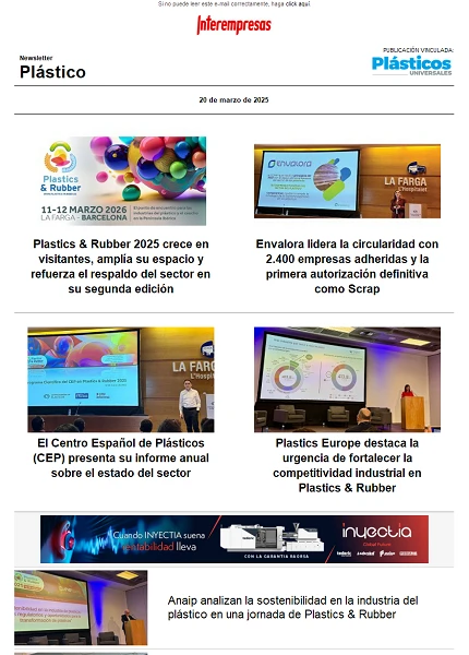 Newsletter Plástico