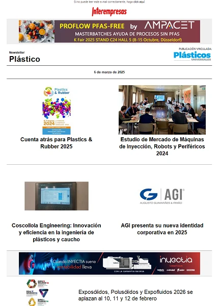 Newsletter Plástico