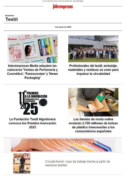 Newsletter Textil
