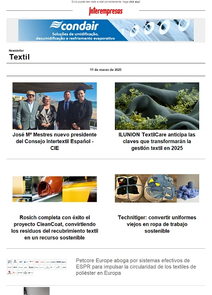 Newsletter Textil