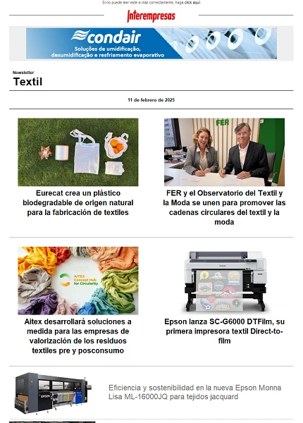 Newsletter Textil