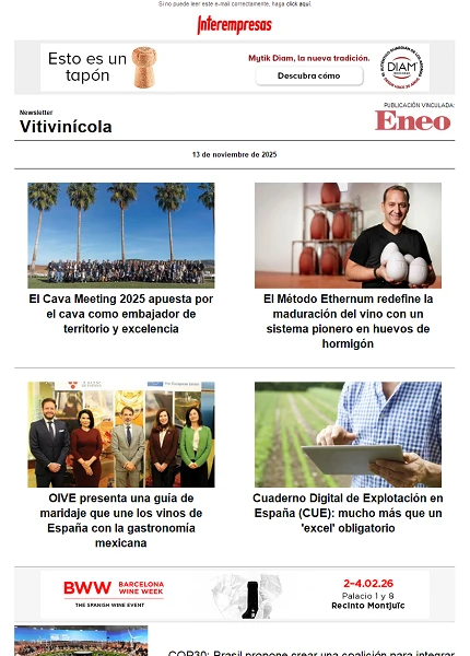 Newsletter Vitivinícola Newsletter Vitivinícola