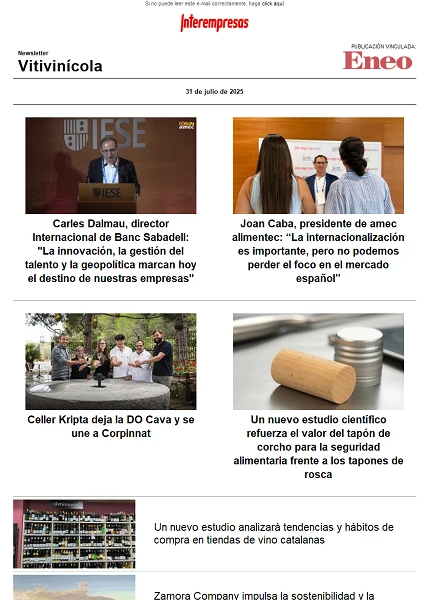 Newsletter Vitivinícola