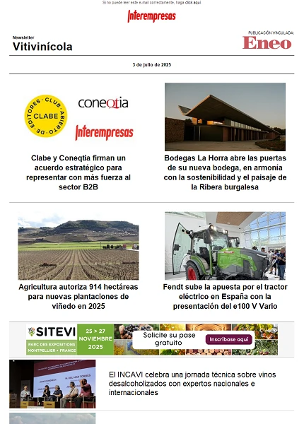 Newsletter Vitivinícola