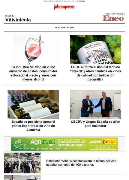 Newsletter Vitivinícola