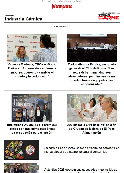 Newsletter Industria Cárnica