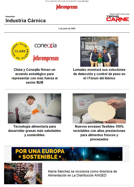 Newsletter Industria Cárnica