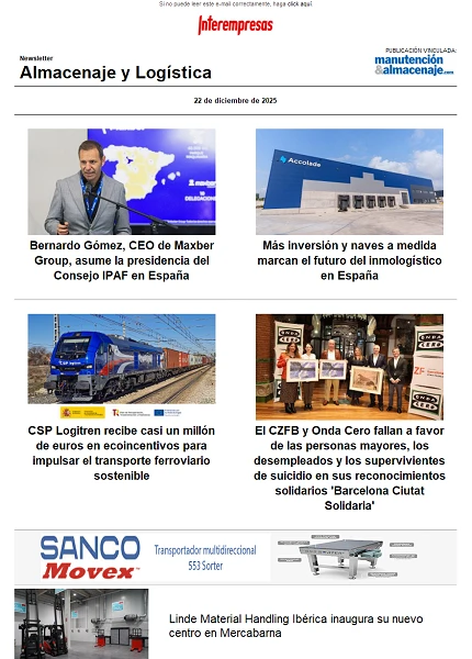 Newsletter Almacenaje y Logística