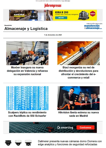 Newsletter Almacenaje y Logística