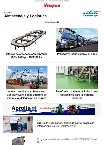 Newsletter Almacenaje y Logística