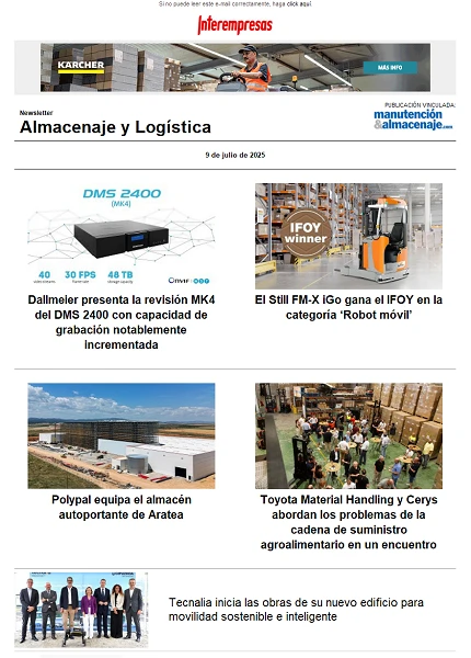 Newsletter Almacenaje y Logística