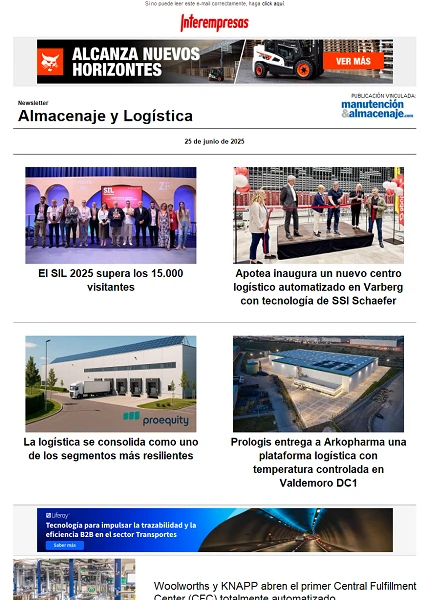 Newsletter Almacenaje y Logística