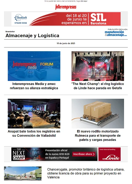 Newsletter Almacenaje y Logística