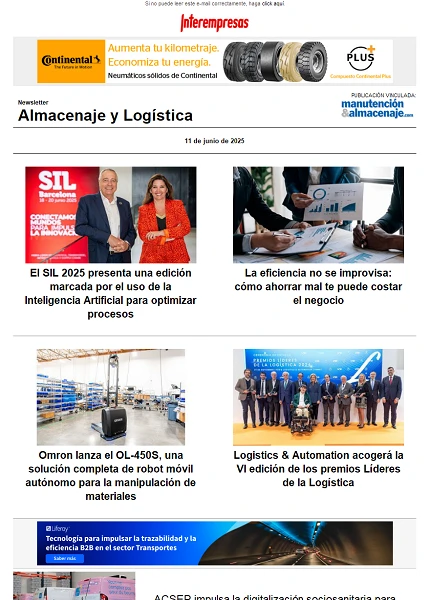 Newsletter Almacenaje y Logística
