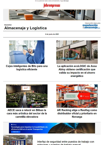 Newsletter Almacenaje y Logística