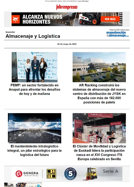 Newsletter Almacenaje y Logística