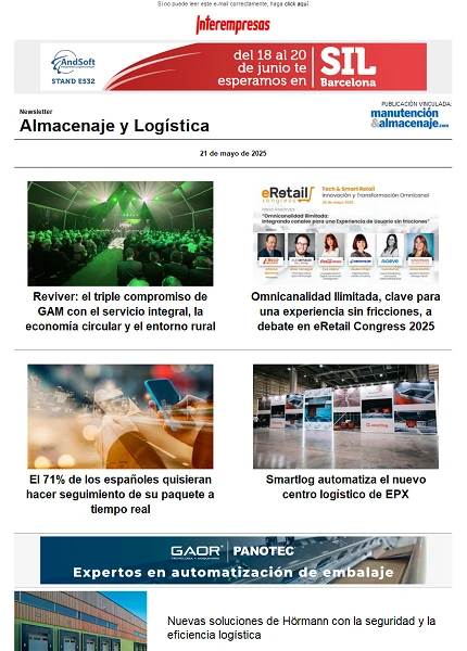 Newsletter Almacenaje y Logística