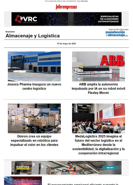Newsletter Almacenaje y Logística