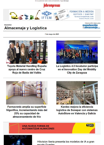 Newsletter Almacenaje y Logística