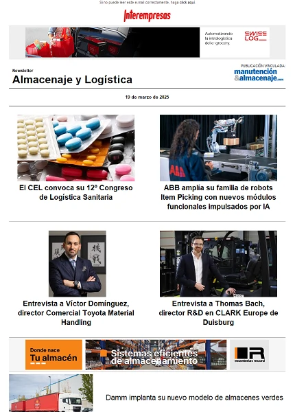 Newsletter Almacenaje y Logística