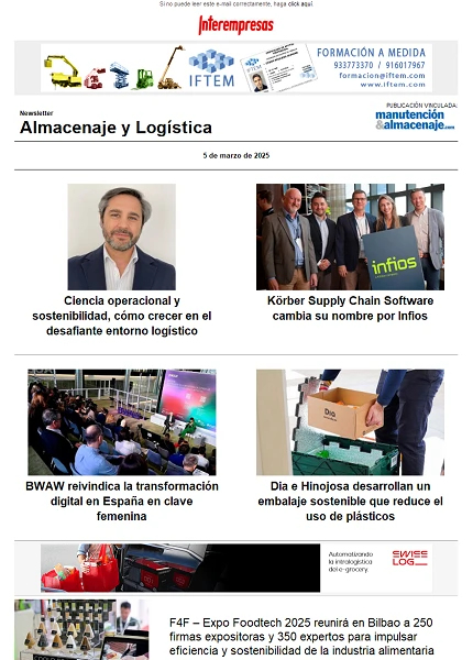 Newsletter Almacenaje y Logística