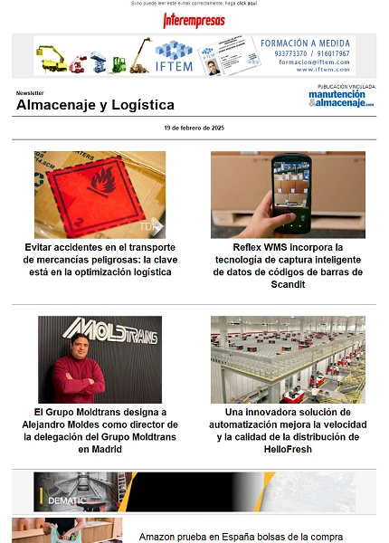 Newsletter Almacenaje y Logística