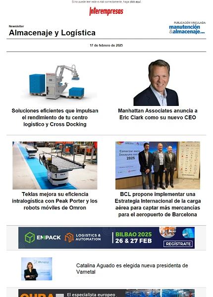 Newsletter Almacenaje y Logística