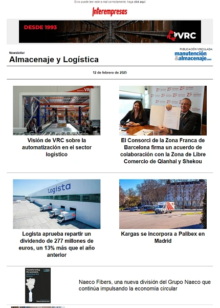 Newsletter Almacenaje y Logística