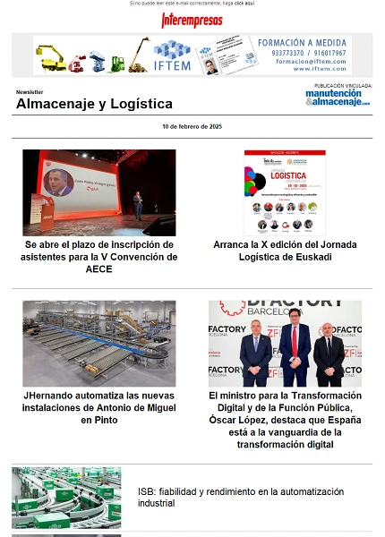 Newsletter Almacenaje y Logística