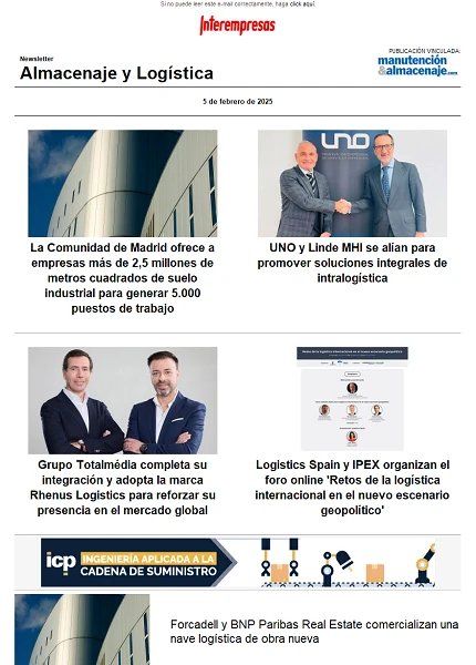 Newsletter Almacenaje y Logística