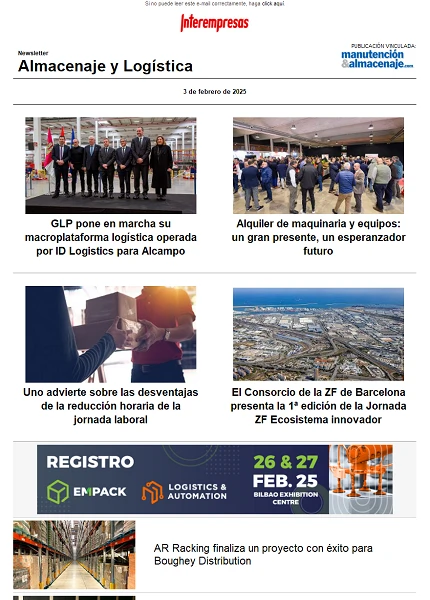 Newsletter Almacenaje y Logística