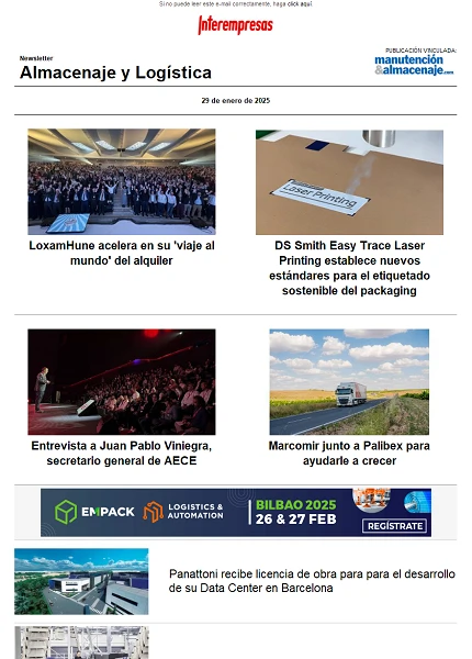 Newsletter Almacenaje y Logística