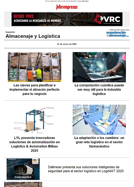 Newsletter Almacenaje y Logística