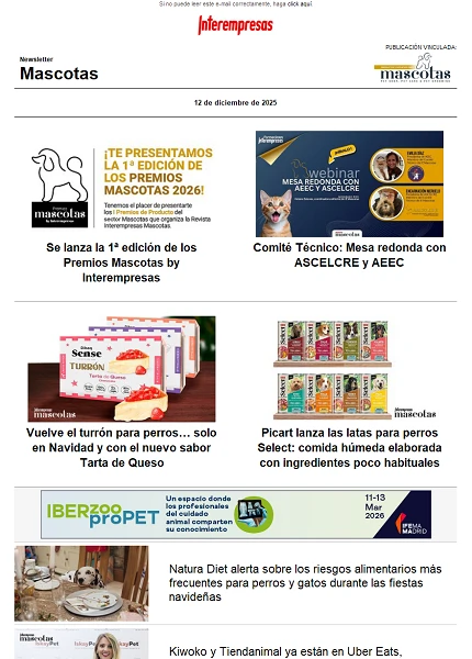 Newsletter Mascotas Newsletter Mascotas