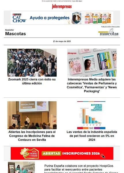 Newsletter Mascotas