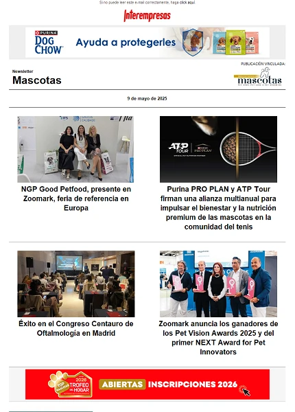 Newsletter Mascotas
