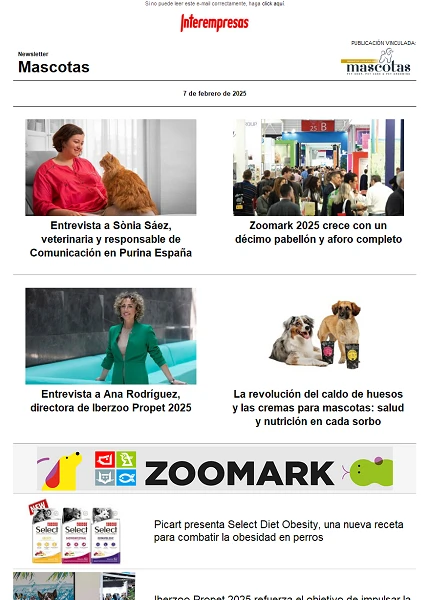 Newsletter Mascotas