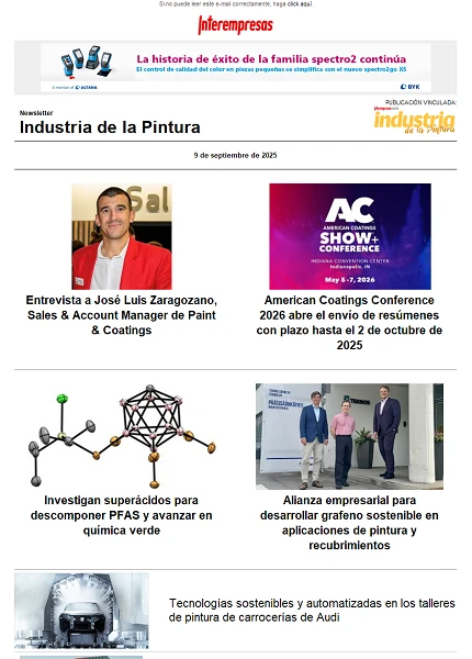 Newsletter Industria de la Pintura
