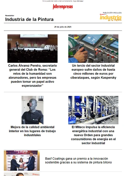 Newsletter Industria de la Pintura