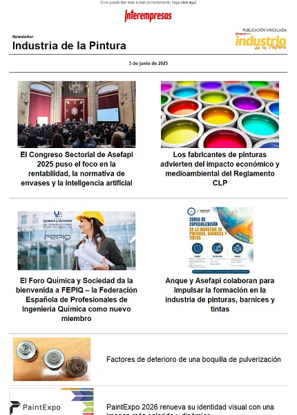 Newsletter Industria de la Pintura