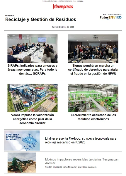 Newsletter Reciclaje y Gestión de Residuos