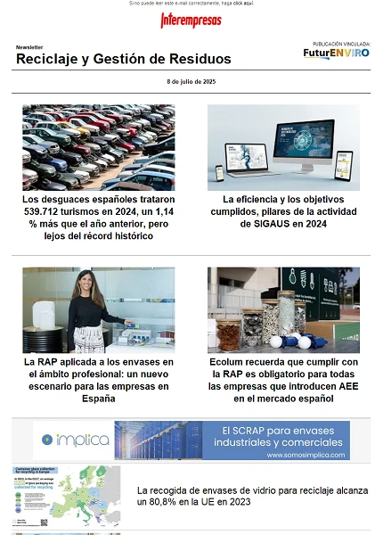 Newsletter Reciclaje y Gestión de Residuos