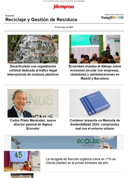Newsletter Reciclaje y Gestión de Residuos