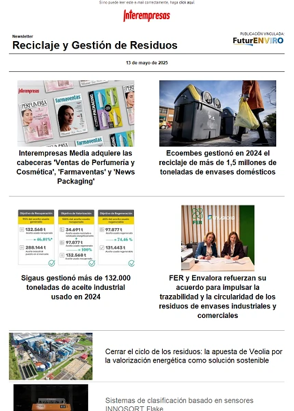 Newsletter Reciclaje y Gestión de Residuos
